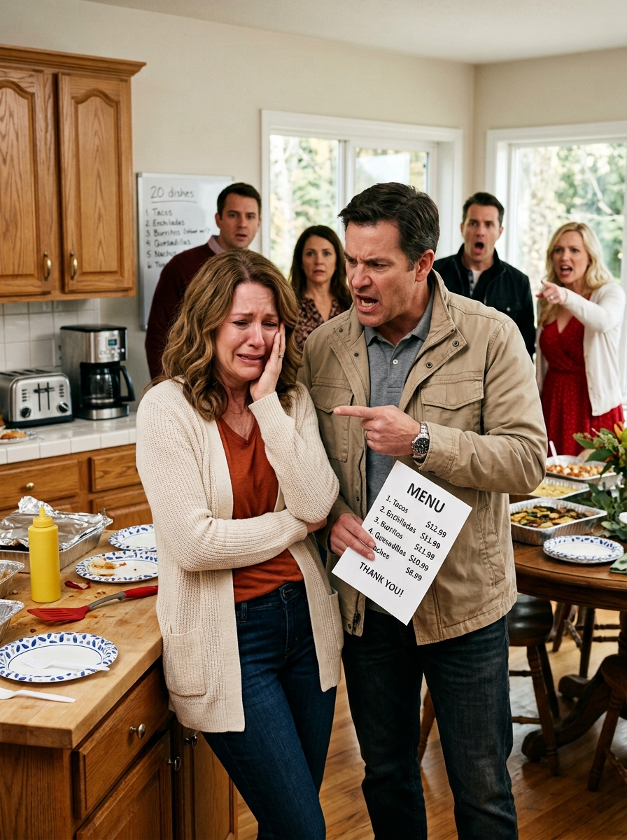 For Her 55th Birthday, She Demanded 20 Dishes. I Said It Was Impossible. My Husband Lost His Temper and Snapped, “Cook or Get Out!”