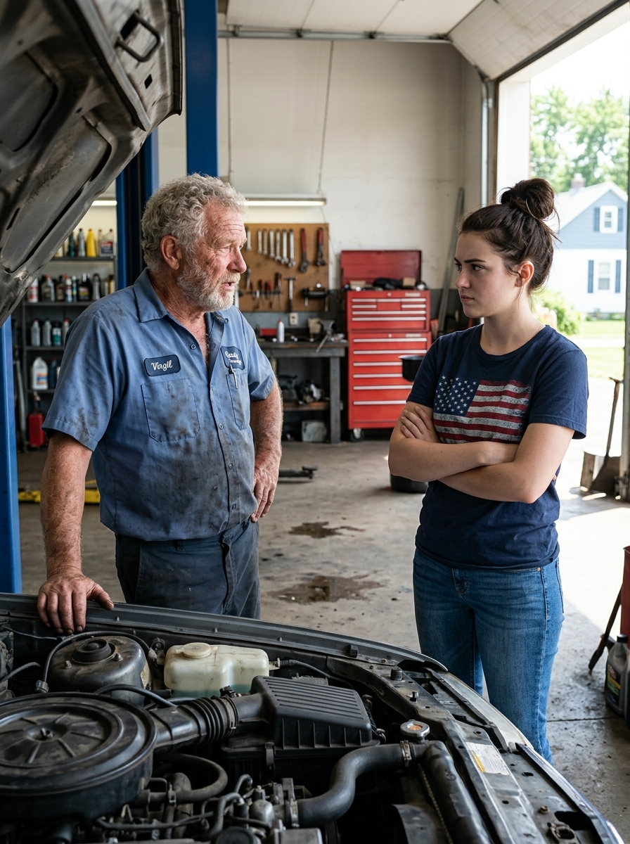 The Mechanic Who Fixed Cars Nobody Wanted Until a Teenage Girl Helped Him Repair the One Thing He Couldn’t Touch