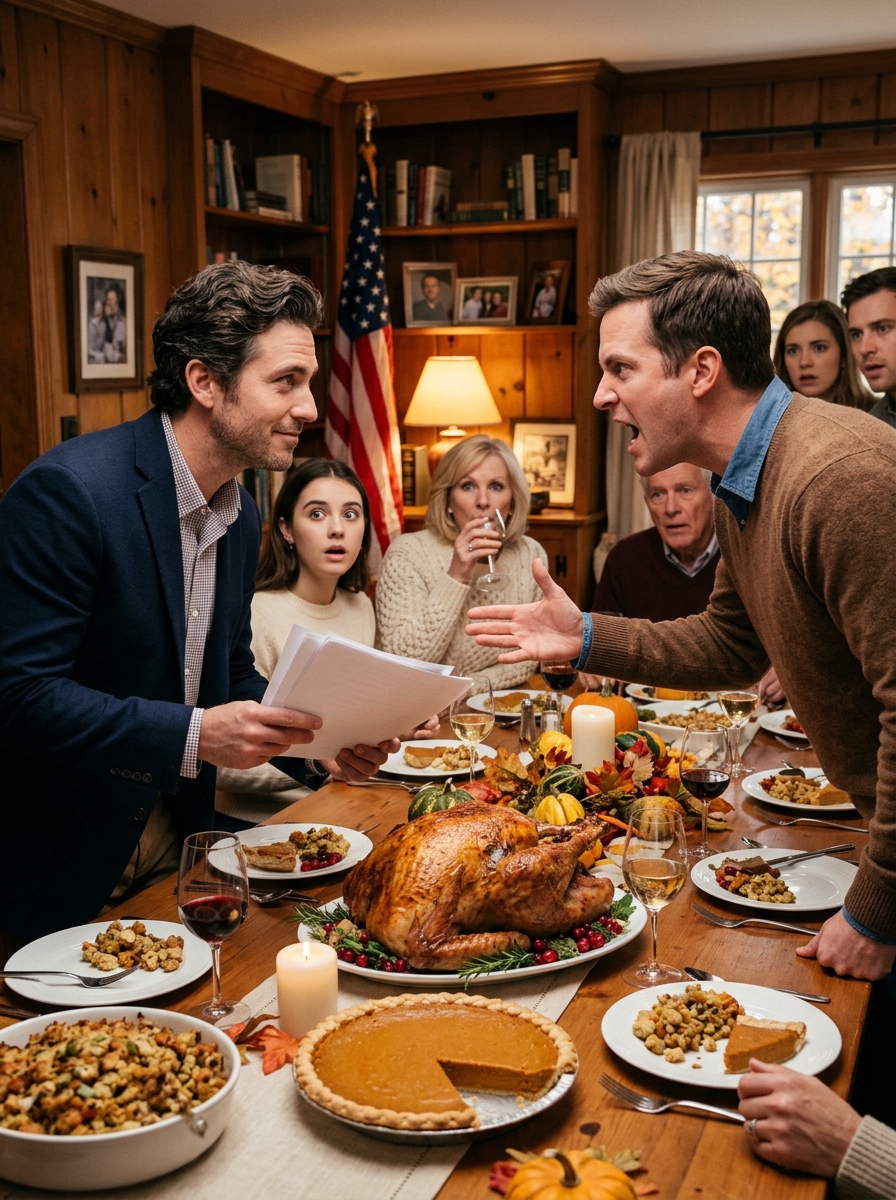 At Thanksgiving, my mom gloated, “We finally sold Dad’s cabin — you never deserved a share anyway.” My brother snorted, “Like he could even afford it.” I just smiled and said, “Congrats on selling it… to me.” The forks dropped.