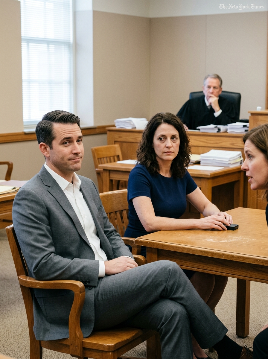 HER MILLIONAIRE HUSBAND GRINNED AFTER THE JUDGE GAVE HIM THE HOUSE, THE COMPANY, AND NEARLY EVERY DOLLAR—THEN HIS WIFE SET DOWN ONE SMALL BLACK DRIVE AND WHISPERED, “NOW.”