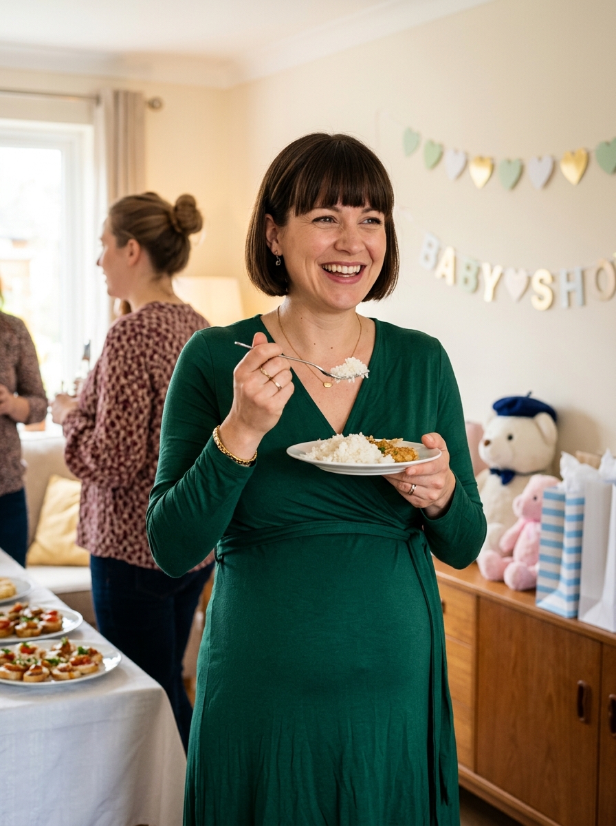 My Daughter’s MIL M0cked Her Weight at Her Baby Shower – Her Husband Put Down His Fork and Asked His Mother One Question