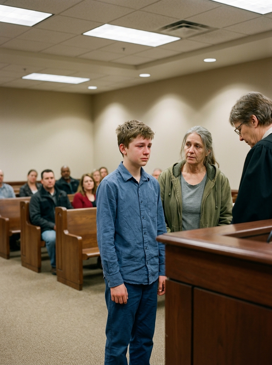 The Silent Foster Boy Sat Through Four Years Without Saying a Word—Then the Judge Asked If He Wanted to Be Adopted, and What Came Out of His Mouth Broke Every Heart in That Courtroom