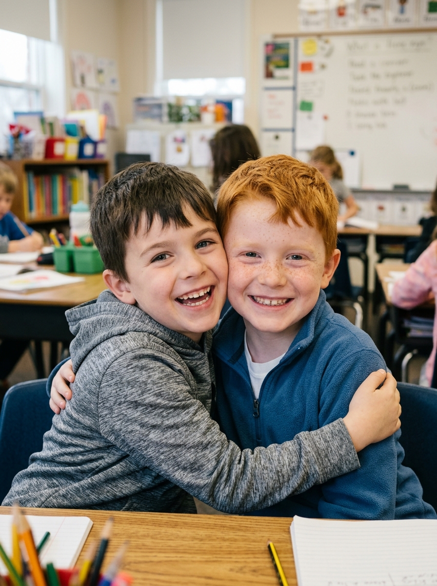 A Boy at School Kept Insisting He Was My Son’s Brother – When I Finally Saw His Face, My Knees Nearly Gave Out
