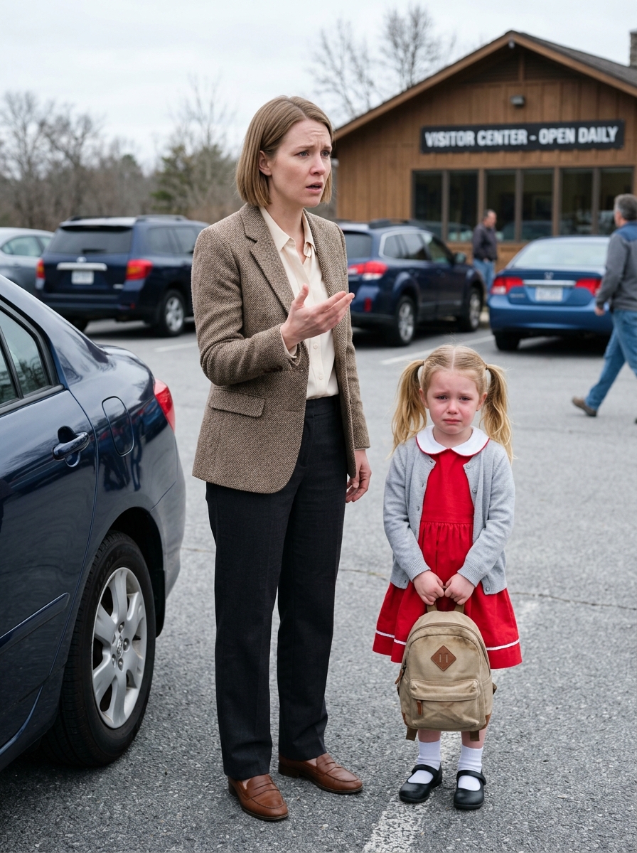 Claire Donovan had one hand on her car door when the little girl said, “Please don’t leave. I can’t find my dad.”
