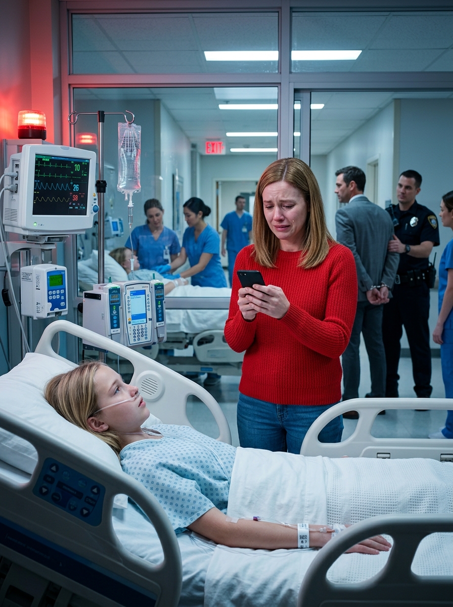 I was holding my daughter’s tiny hand in the ICU when my phone rang. My husband laughed coldly. “I stopped her medication. My mistress needed it more. She’s worth more to me than that little girl.”