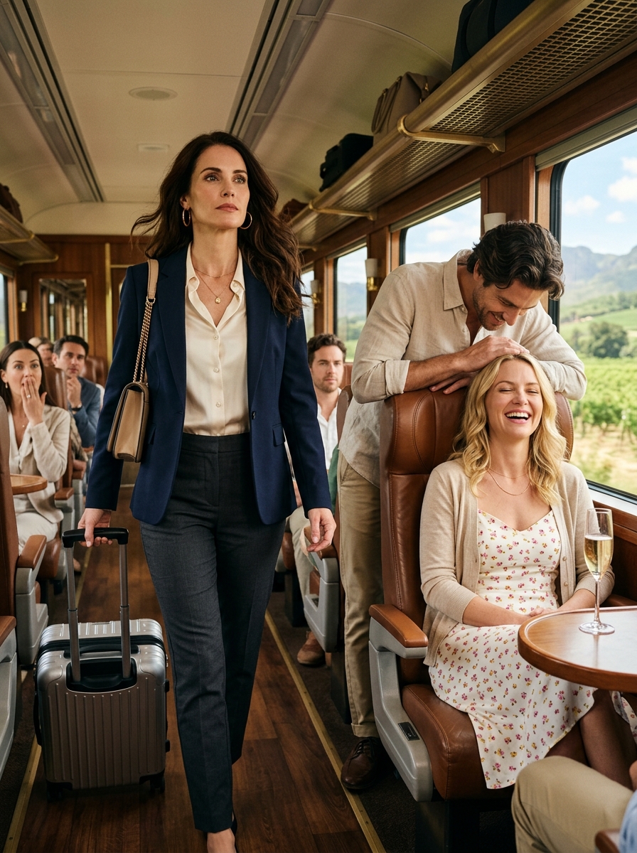 I was three minutes late for the train. My fiancé knew I was twelve weeks pregnant and had booked a window seat because the nausea had been brutal—but when I boarded, his new intern was sitting there with his blazer over her shoulders. “Sit in the back,” he told me. “She needs it more.” I got off before departure and canceled our wedding. He still thought I’d be waiting for him in Boston.