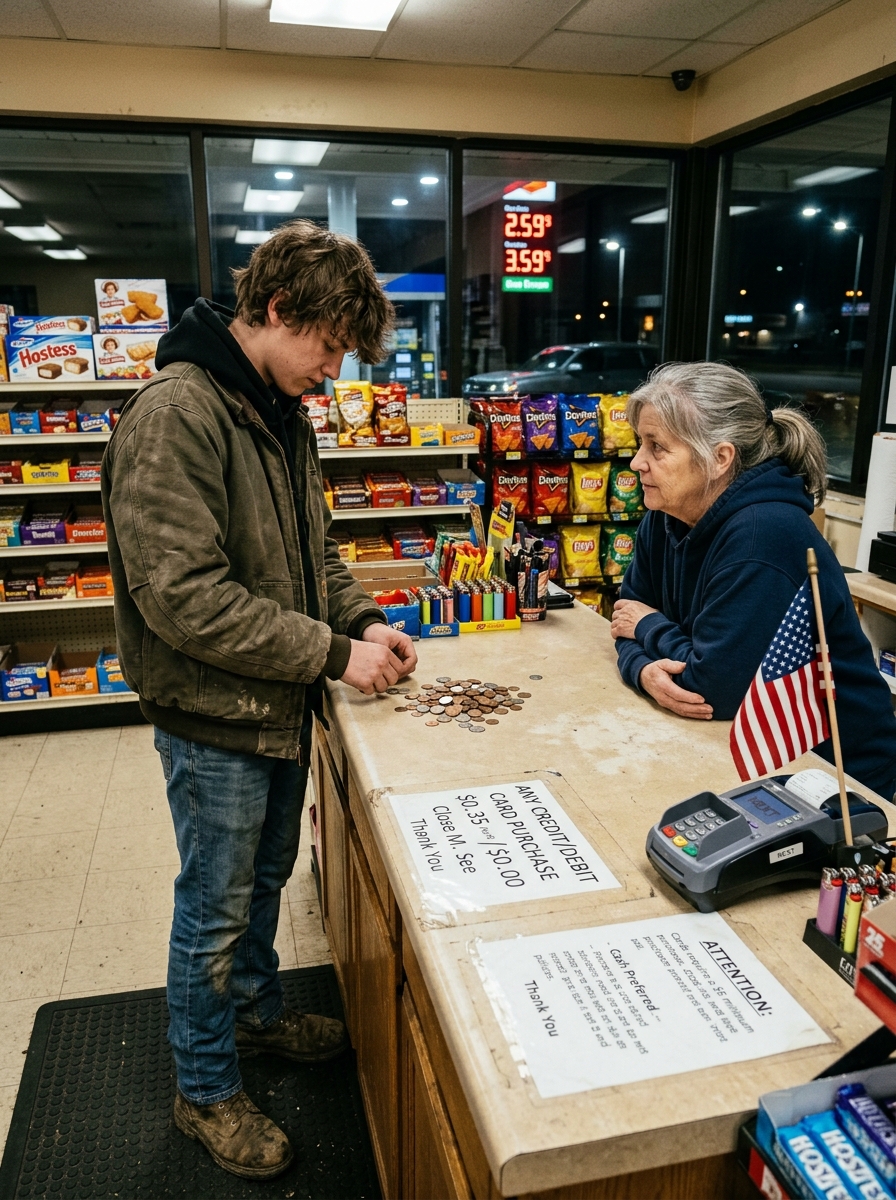 The Gas Station Clerk Kept Finding “Extra” Dollars for a Broke Teen—Years Later, He Left Behind a Gift for Every Stranger Like Him