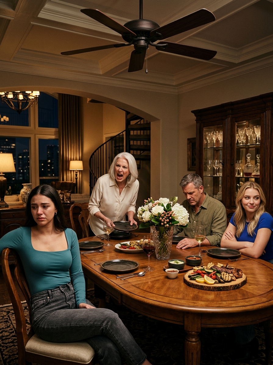 During A Weekend Family Dinner, My Stepmother Shouted, “Either Give Your Room To Your Younger Sister, Or Pack Your Bags And Get Out!”