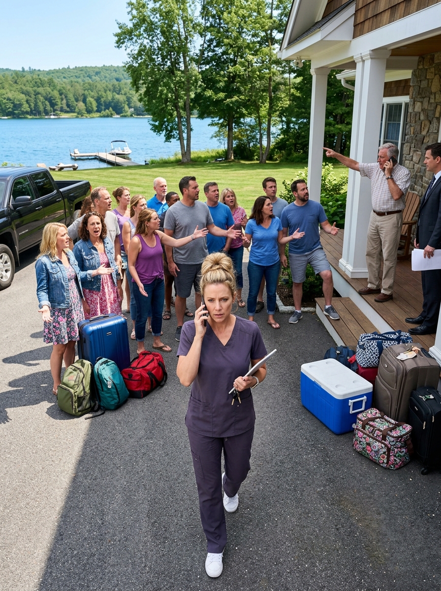 I Came Home Exhausted From My Night Shift And Saw My Father Tagging Me In The Family Chat. “We’re Using Your Lake House This Weekend—20 Guests.” Mom Wrote, “Fill The Fridge And Behave.” I Answered, “No.” She Sent Laughing Emojis. “You Really Think You Can Stop Us?” I Didn’t Reply. Friday Morning, Dad Screamed Into The Phone, “What Did You Do To The House?”