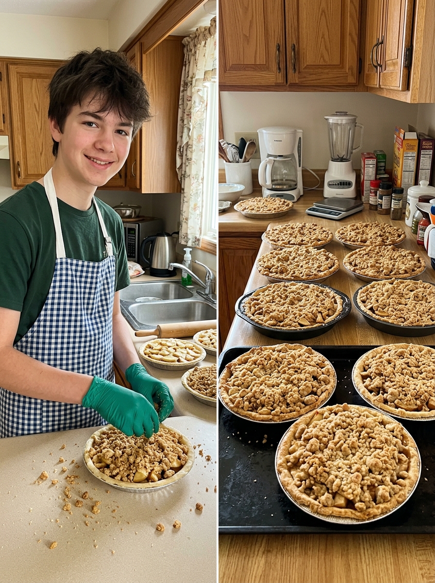 My 14-Year-Old Son Baked 40 Apple Pies for a Nursing Home — I Panicked When Two Police Officers Knocked on My Door Early the Next Morning