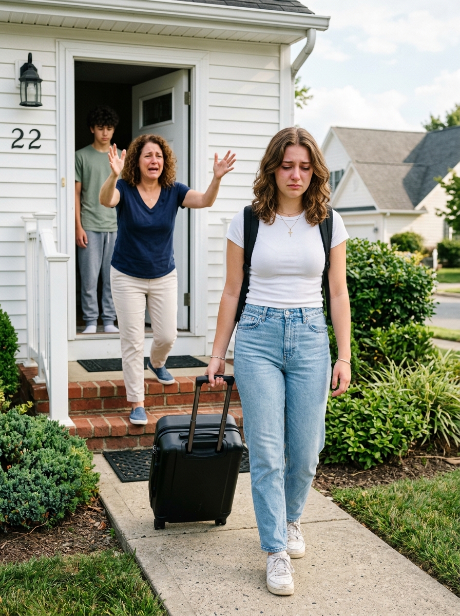 For years, I sent my brother $5,000 each month, believing I was helping family. On my birthday, he called me worthless—said I’d never survive without him. When I finally defended myself, my mother physically shoved me out of the house, shouting that I was garbage and banned forever. I walked away quietly. A few days later… they were on my doorstep, shaking, begging for mercy.
