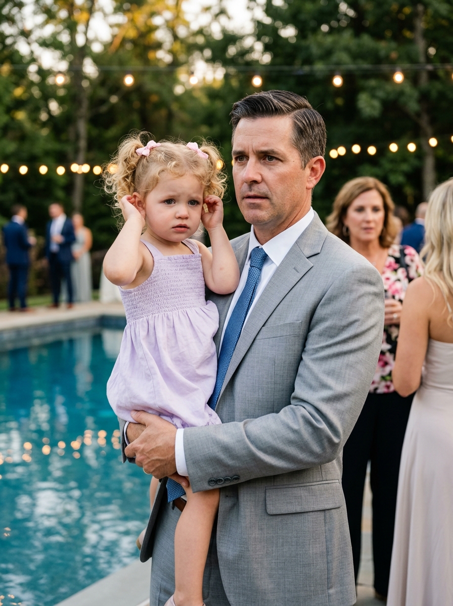 My 4-Year-Old Daughter Pointed at My Boss’s Ear and Kept Saying, ‘Daddy Is There’ – But My Husband Had Passed Away, so When I Looked Closer, I Couldn’t Believe What She Was Actually Pointing At
