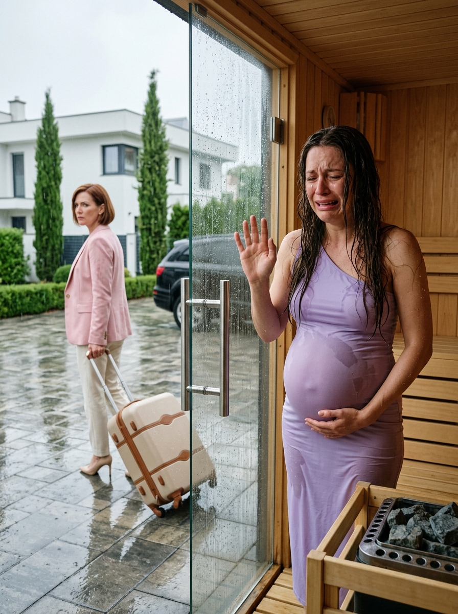 I was about to give birth when my mother-in-law locked me in a hot room with a note on the door: “Maybe now you’ll learn to respect this family.” My father-in-law saw the lock and walked away. When the contractions started, I stopped begging for help and protected one piece of evidence… never knowing that single page would eventually put the whole family in court.