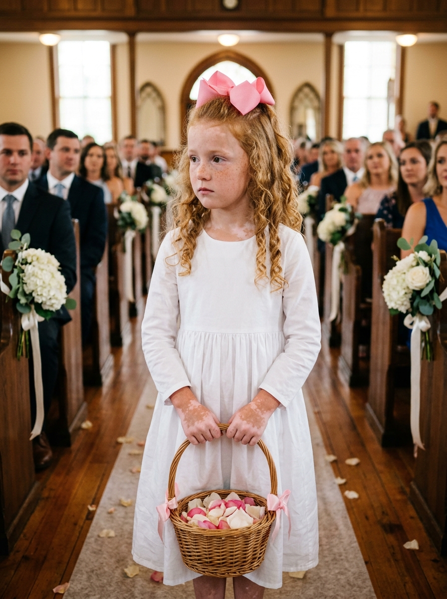 My MIL Changed My 6-Year-Old Daughter Out of Her Flower Girl Dress and Into a Tracksuit at My Wedding, Saying, ‘Her Spots Ruin the Photos’ – That Same Evening, I Taught Her a Lesson She’d Never Forget
