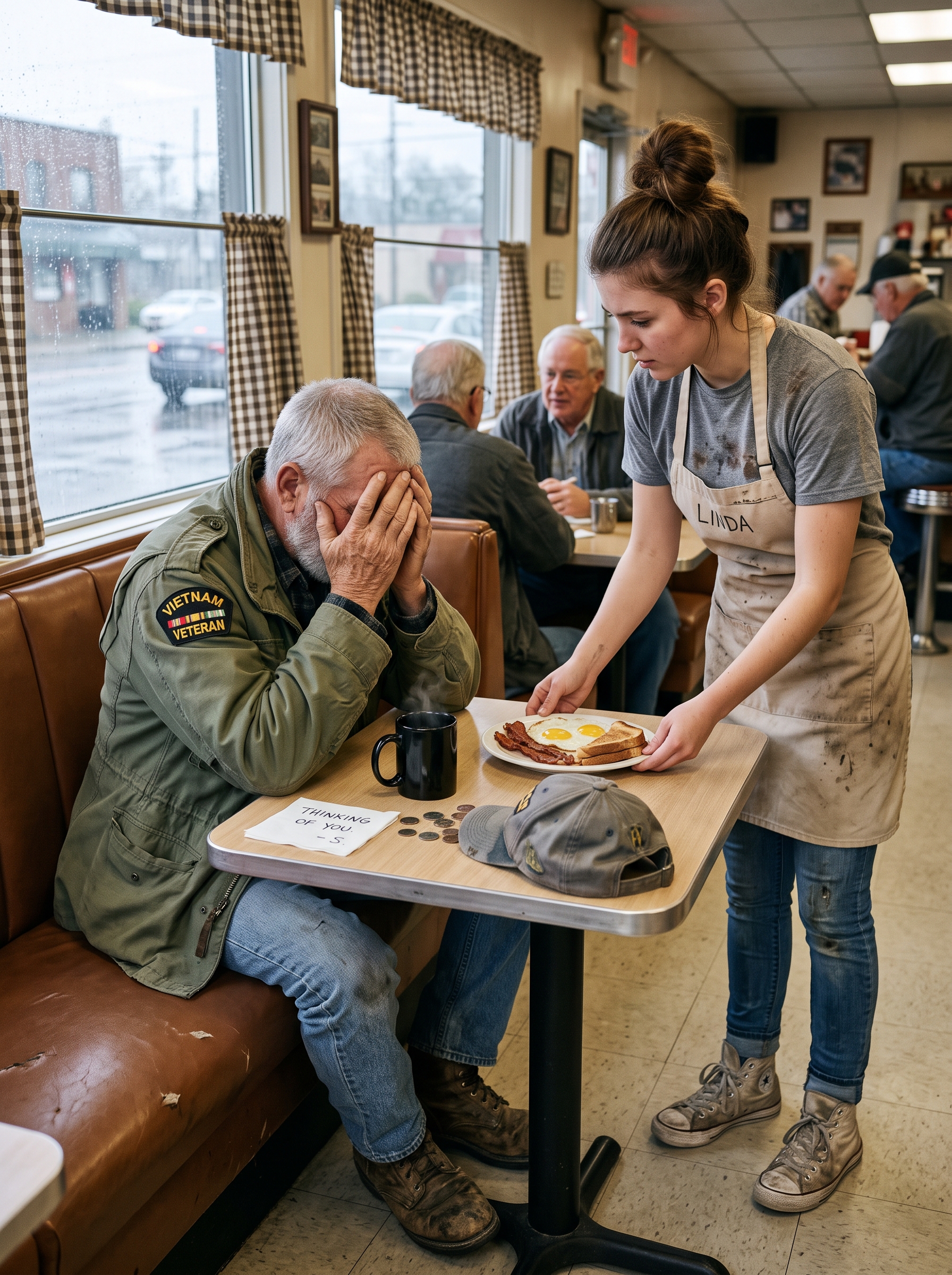 The Breakfast That Saved a Diner but Nearly Stole a Veteran’s Dignity