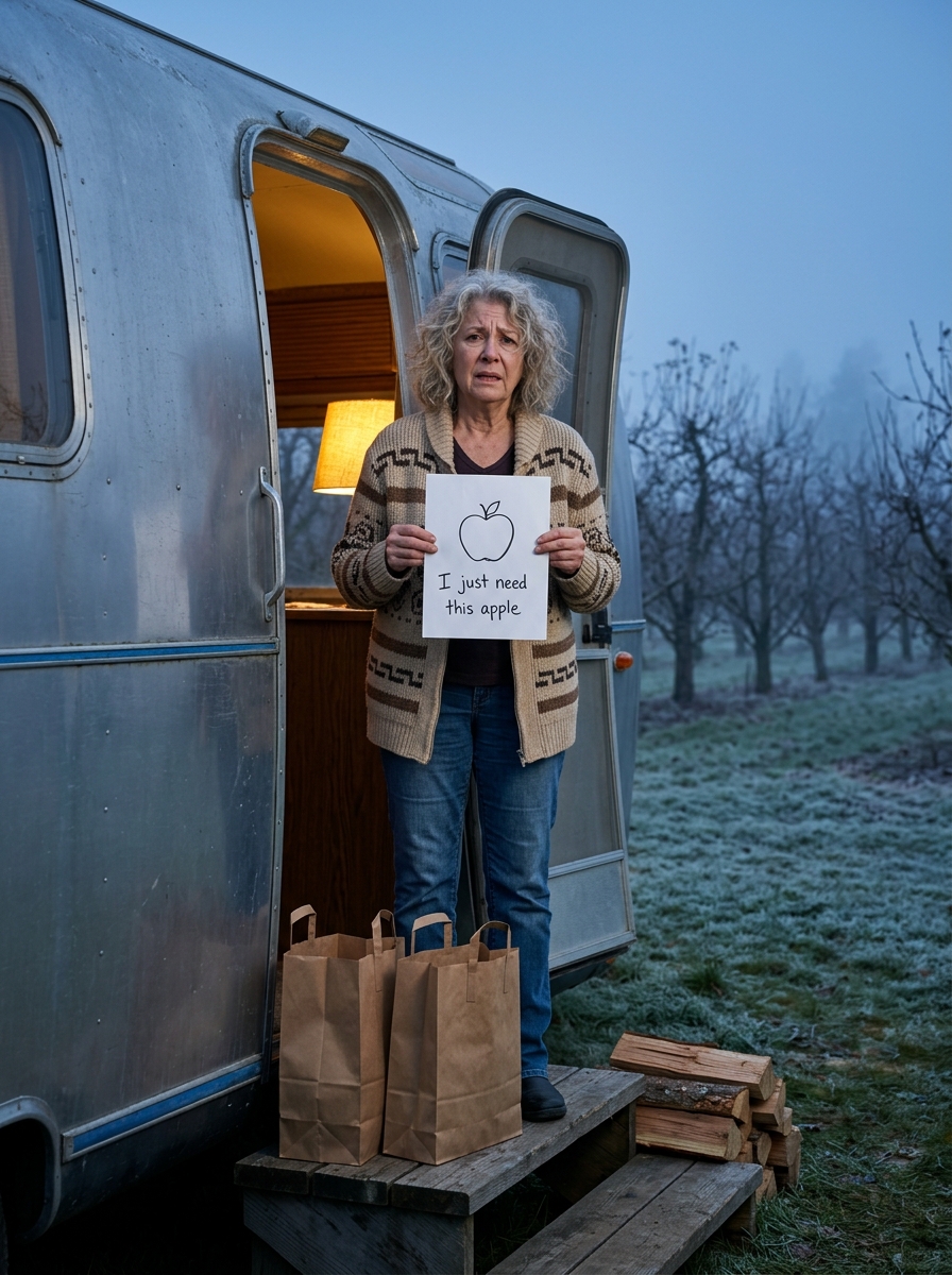 A 68-Year-Old Apple Picker Found Groceries Outside Her Trailer—Then Learned the Boy Who Left Them Had Nowhere to Sleep