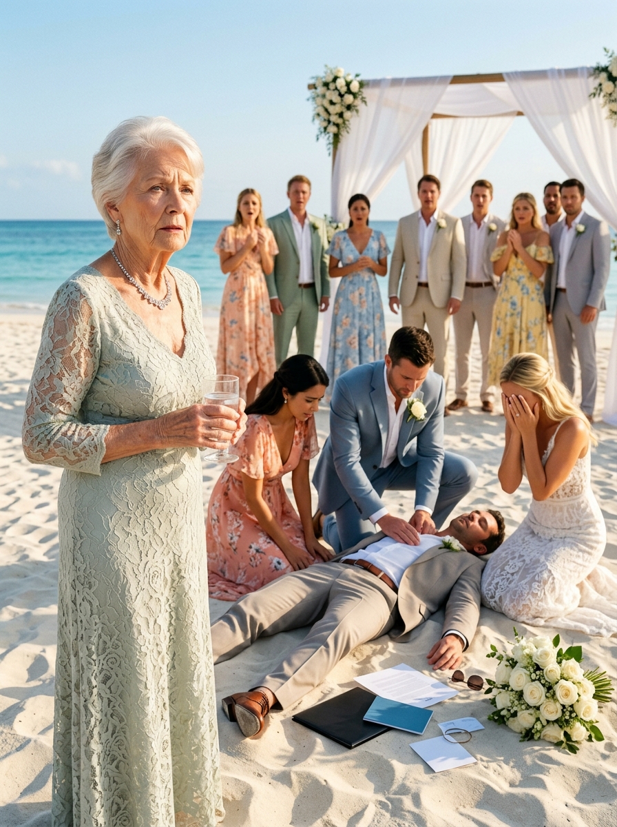 At my daughter’s wedding, her fiancé leaned toward me with a smug grin and said, “Give us $50,000 or stay out of our lives forever.” My daughter barely reacted before coldly suggesting I should start getting used to spending my final years alone in a retirement home. I was furious, but I simply took a sip of champagne and smiled. “You’re forgetting one thing.” Minutes later, the music stopped, nervous whispers filled the room, and their flawless wedding began falling apart.