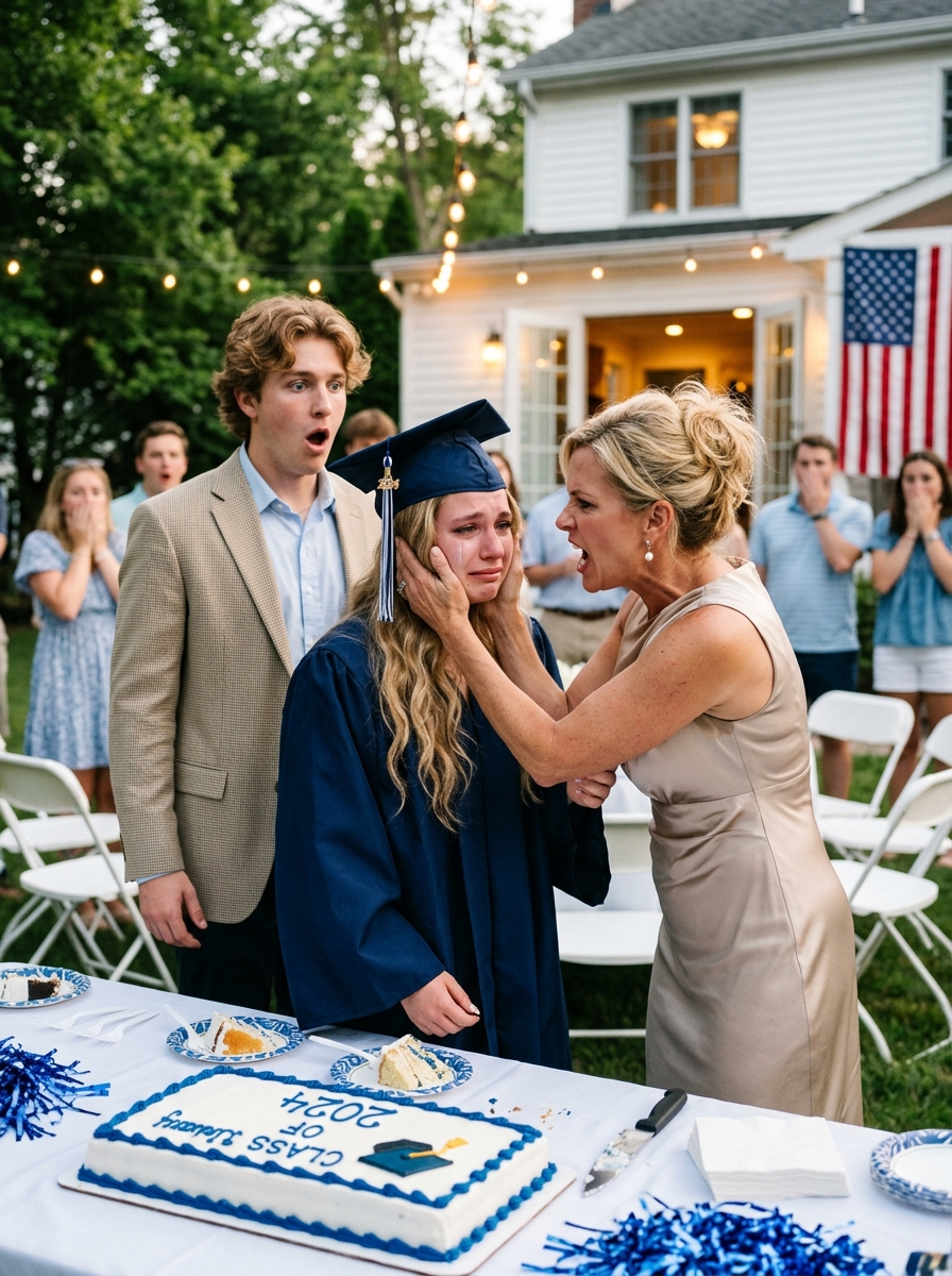 My stepmother lashed out and st:ru:ck me the moment I revealed my engagement at my college graduation celebration, screaming that I had no right to make such a decision without her approval. I c0:llapsed unconscious before the stunned guests. When I finally opened my eyes three days later, I learned that she and the rest of my family had crossed a line they could never repair…