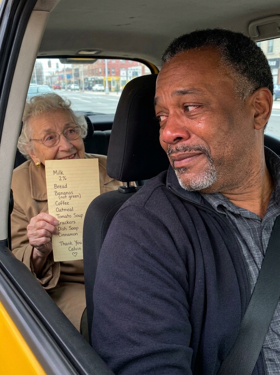 For Twelve Years, an Elderly Widow Read Her Grocery List to the Same Taxi Driver—Then Her Final List Left Him in Tears