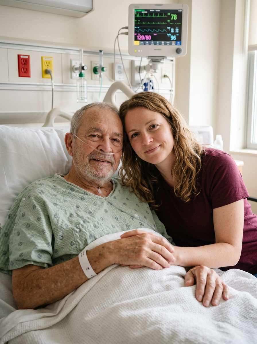 My Stepdad Raised Me Since I Was Four – What He Suddenly Whispered to Me at the Hospital Left Me in Tears
