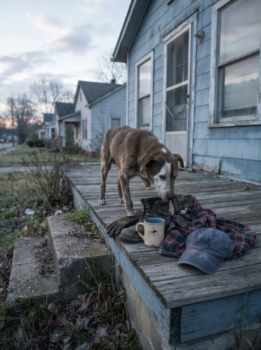 For Twelve Mornings, a Stray Dog Rebuilt the Man He Couldn’t Stop Waiting For