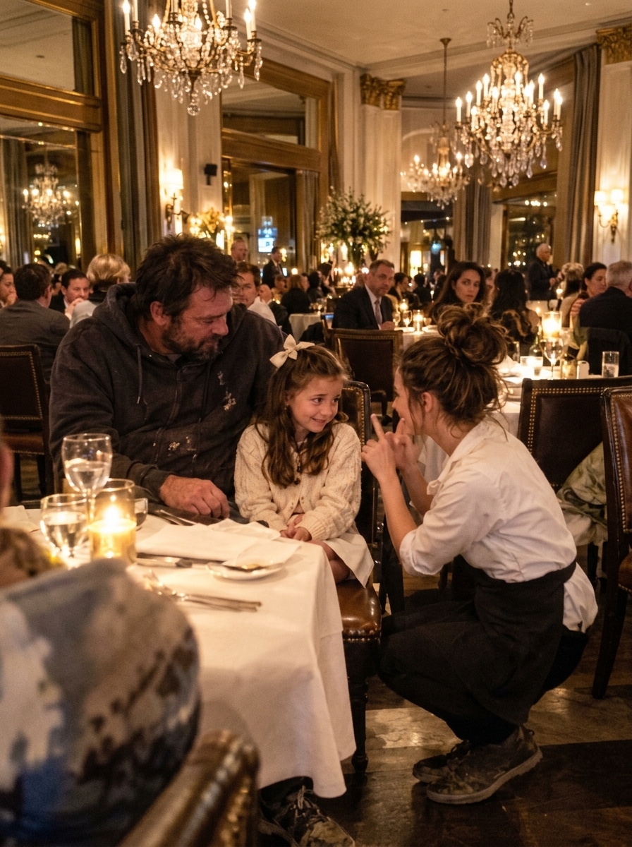 At a Luxury Manhattan Restaurant, a Waitress Defended a Silent Little Girl—and Exposed the Cruelty Everyone Else Ignored