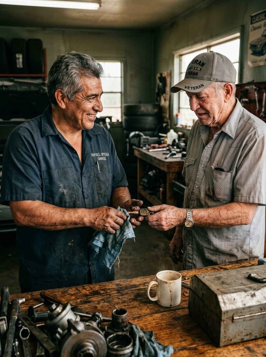 When an Elderly Couple Brought Their Battered Sedan to an Old Texas Garage Expecting a Scammer, They Learned a Lesson About Character They Will Never Forget for the Rest of Their Lives