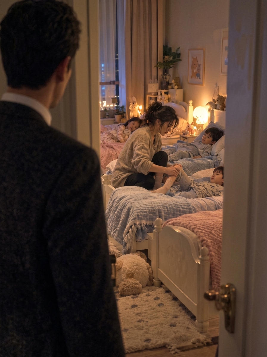 He Installed Secret Cameras to Protect His Paralyzed Triplets—Then Caught the Maid Doing Something That Changed Everything