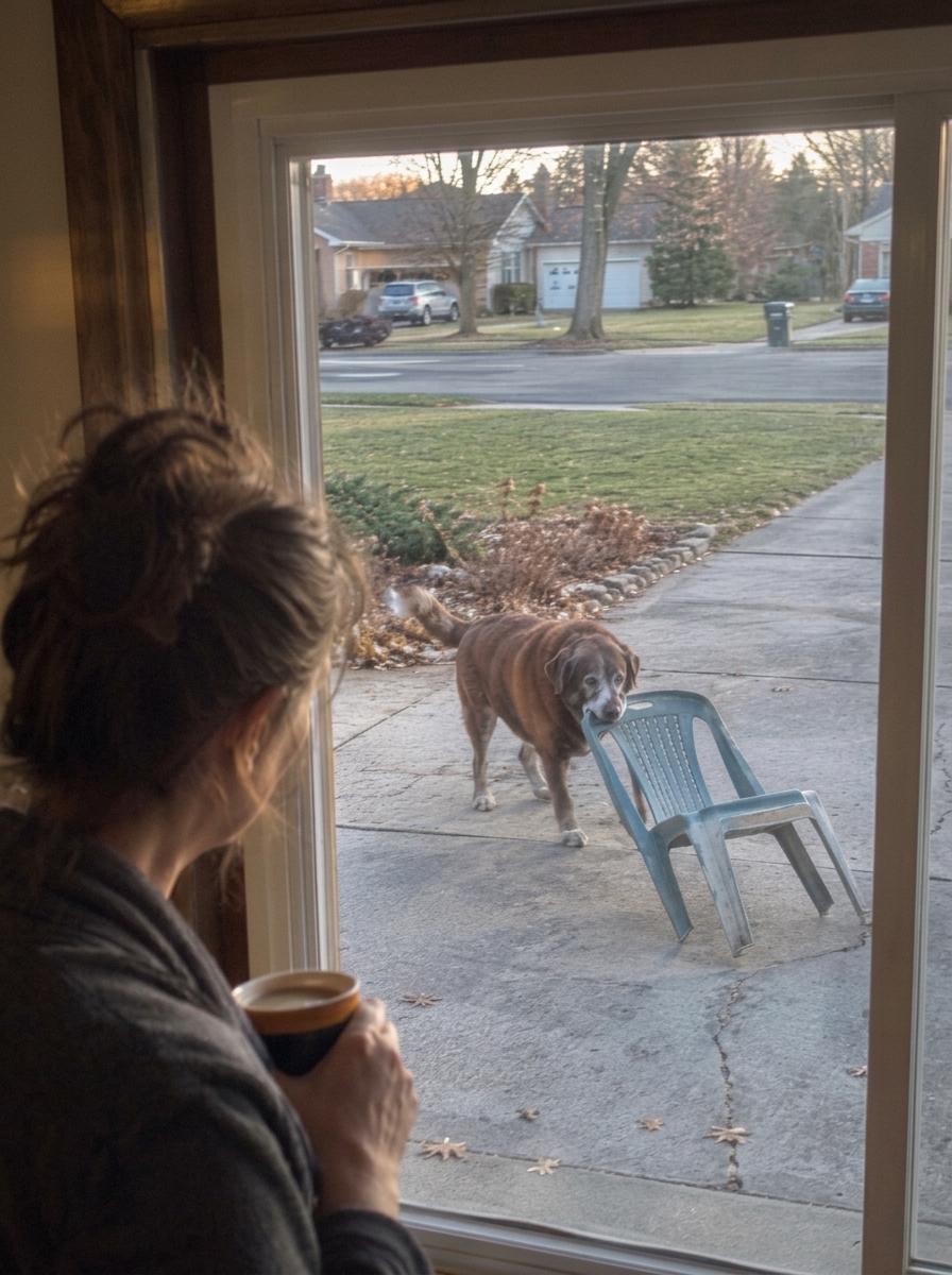 My Dad’s Old Dog Kept Dragging Out One Chair Until We Finally Understood Why