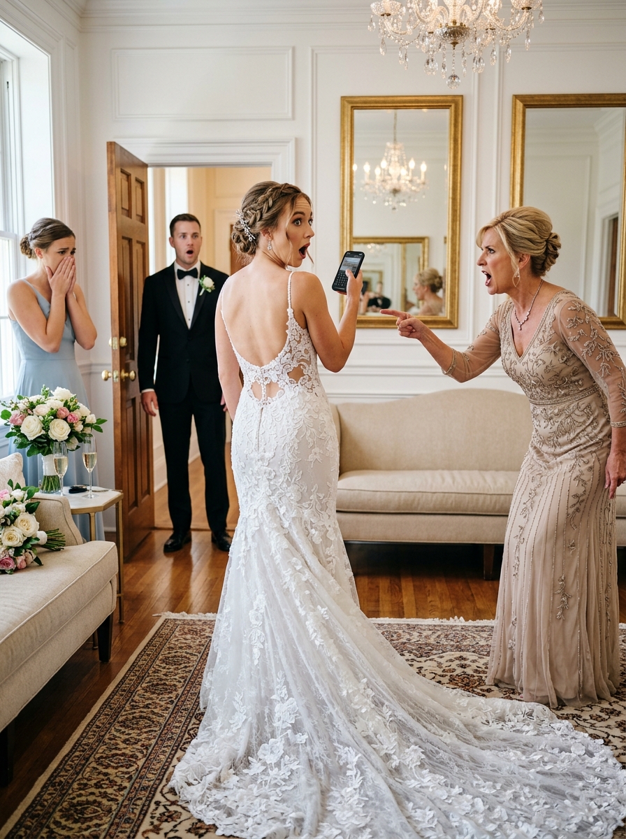 She tore my wedding dress and screamed that I was only marrying her son for money. But one voicemail from her own phone proved money was exactly why she wanted me gone.