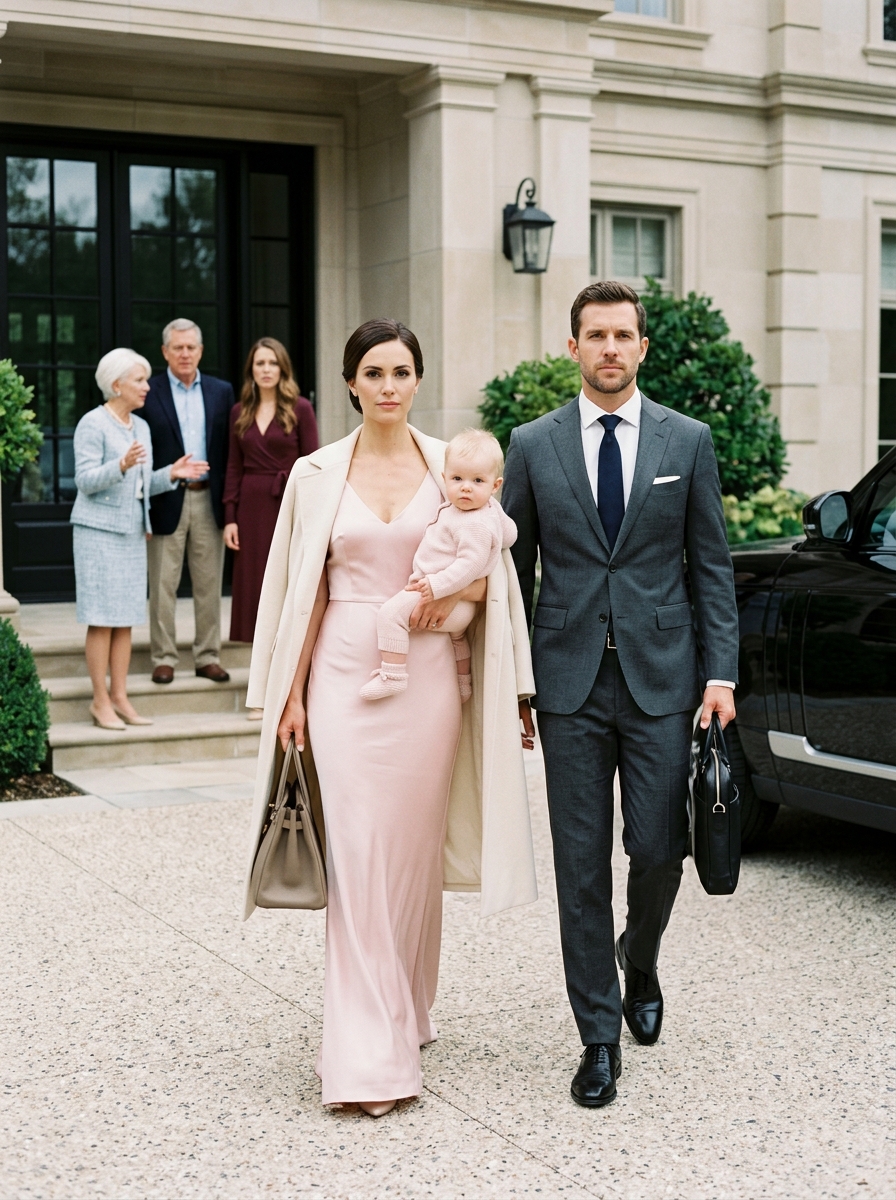 Just three days after bringing my newborn daughter home, my own husband locked me out of the mansion I had bought long before he ever entered my life.