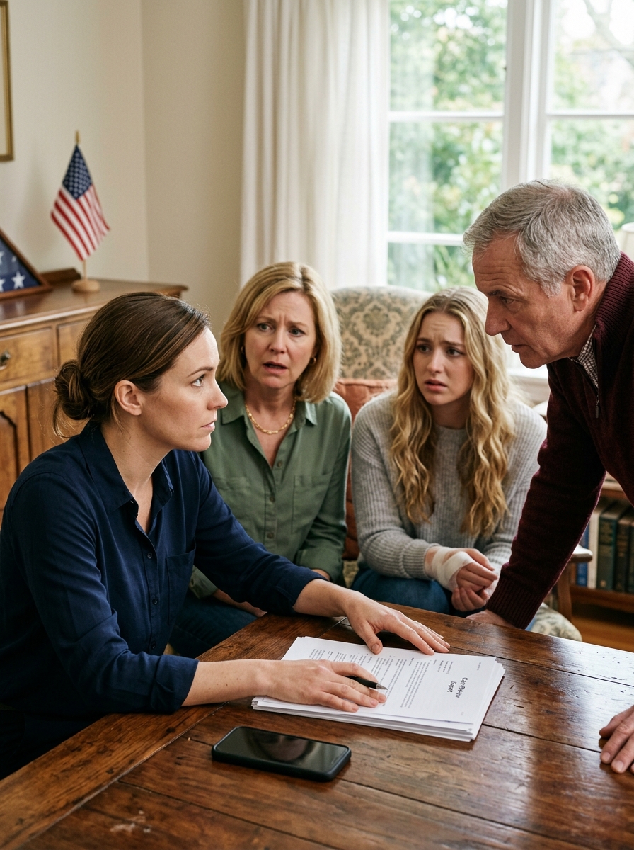 “Take the charge for your sister!” Dad roared. “She has a career. You’re expendable.” Mom shoved the confession at me. My sister laughed. “Just sign it, loser.”