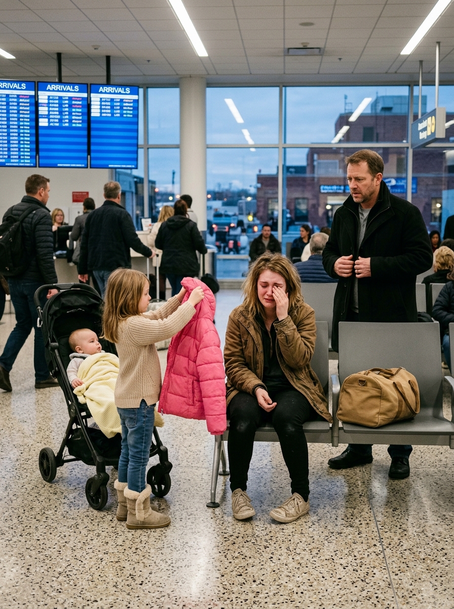 My Seven-Year-Old Daughter Handed Her Pink Coat to a Stranger’s Baby at a Bus Station—Ten Years Later, That Woman Opened a Folder and Showed Me What One Small Kindness Had Really Built