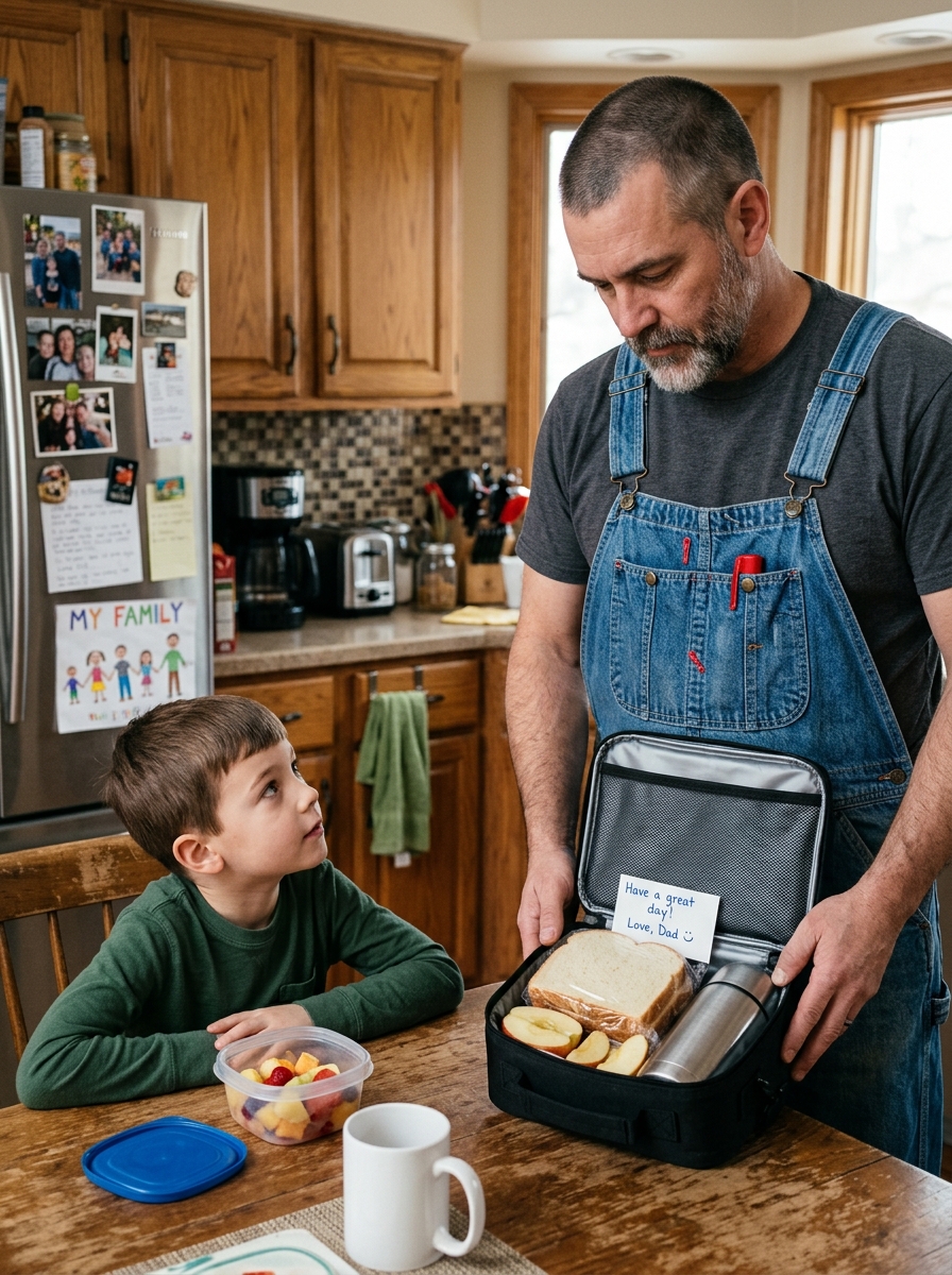 I Thought My Husband Was Taking the Lunch I Made Every Day, Until My Son Told Me What He Was Doing Around the Corner