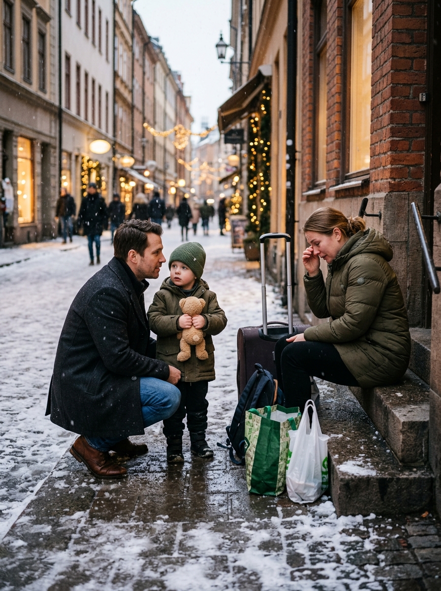 On Christmas Eve, a Four-Year-Old Boy Asked a Lonely Executive to Tell Santa They Had Moved—By Morning, One Small Question Had Exposed Everything He’d Built His Life to Avoid
