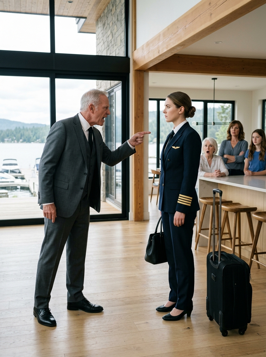 For fifteen years, my family used my military pay, my grief, and my late husband’s final words to drain me dry. Then my father tried to hand my Lake Tahoe villa to my spoiled sister as if it belonged to him. I let them move in, suitcases and all. By sunrise, they were begging me to open the doors they had no right to enter.