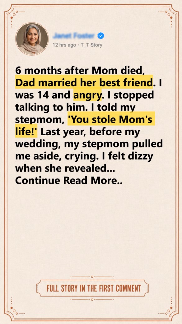 A lifetime of anger shattered by one heartbreaking truth.