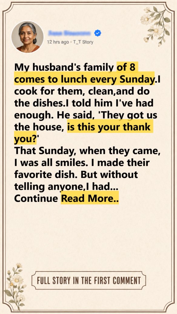 How I transformed an exhausting Sunday routine into a powerful lesson about respect.