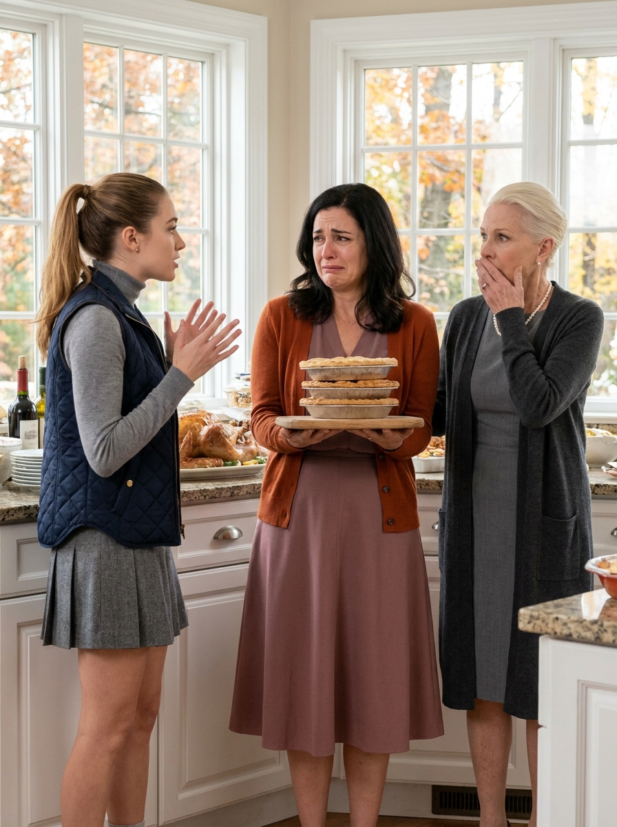 I baked three pies from scratch for my in-laws, only for my sister-in-law to say the crust looked wrong and my mother-in-law to tell me store-bought would look better.