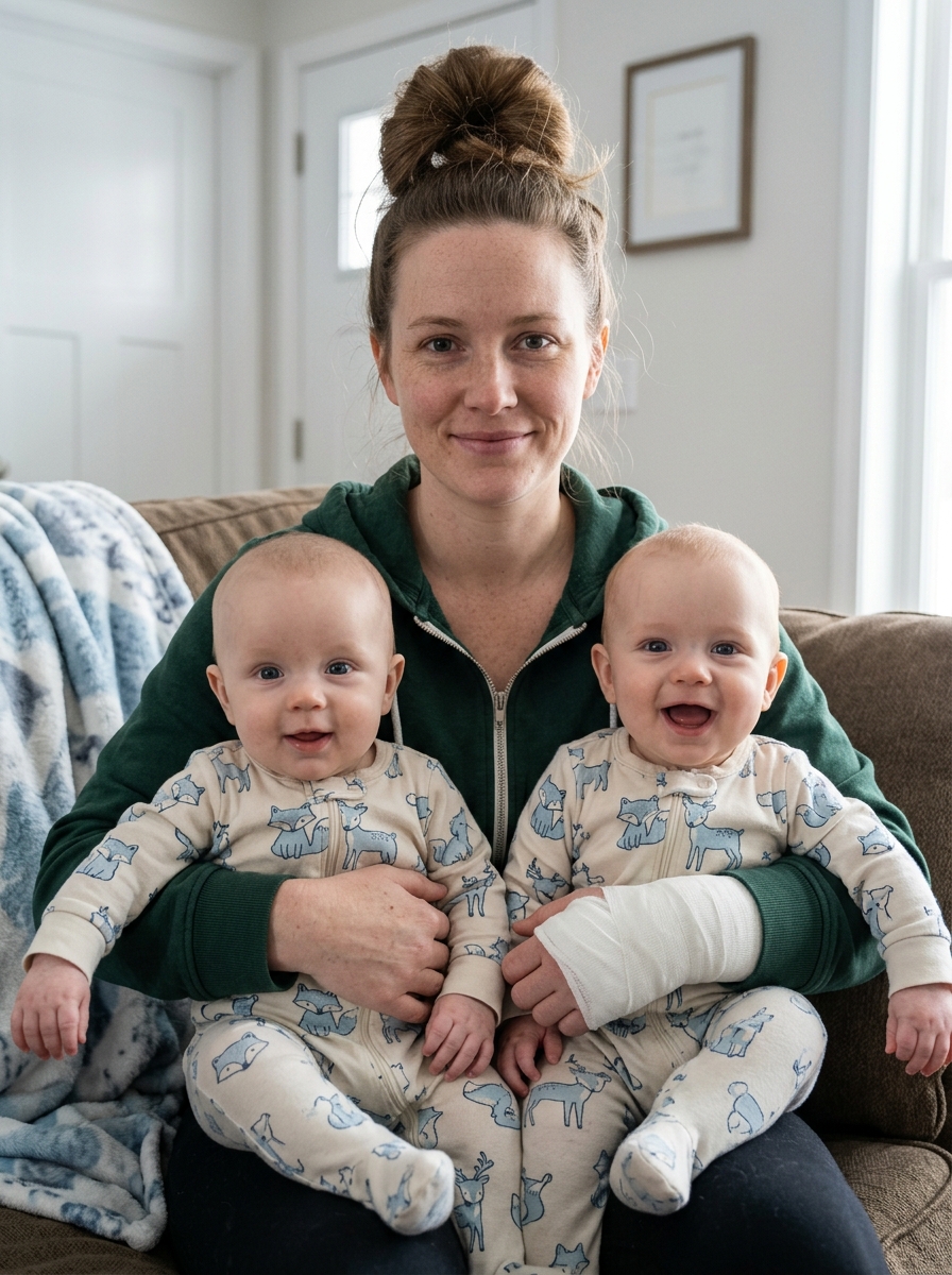 I Br0ke My Arm and Asked My Husband to Help with Our 5-Month-Old Twins, but He Said, ‘Moms Don’t Get Sick Days’ – So I Taught Him a Lesson He’d Never Forget
