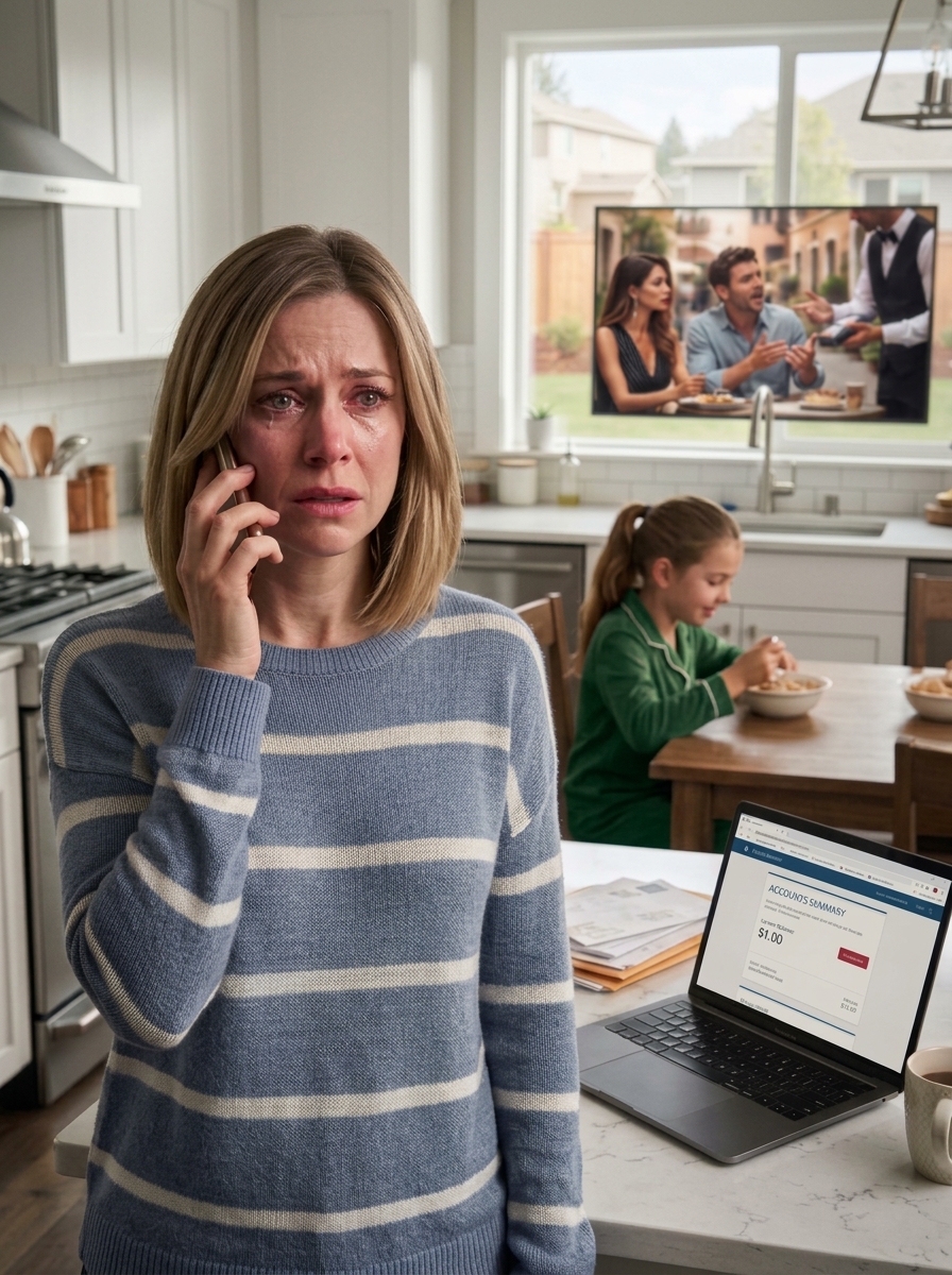 I was picking up our daughter from school when my husband texted, “I’m moving to Italy with Olivia. I moved all our money into my personal account. Good luck paying the bills.”